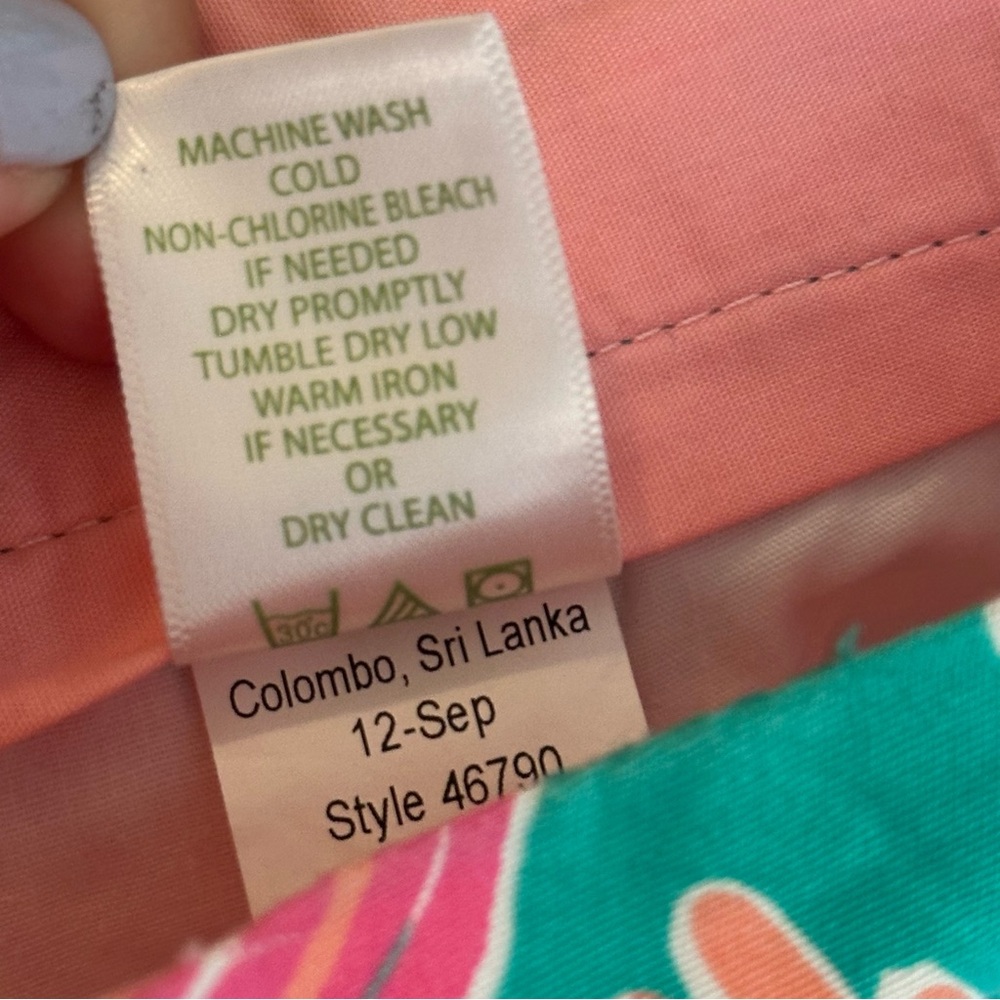 Lilly Pulitzer Womens Size 2 Lagoon Green Avenue Bermuda Shorts Seaside Pattern - Picture 12 of 16